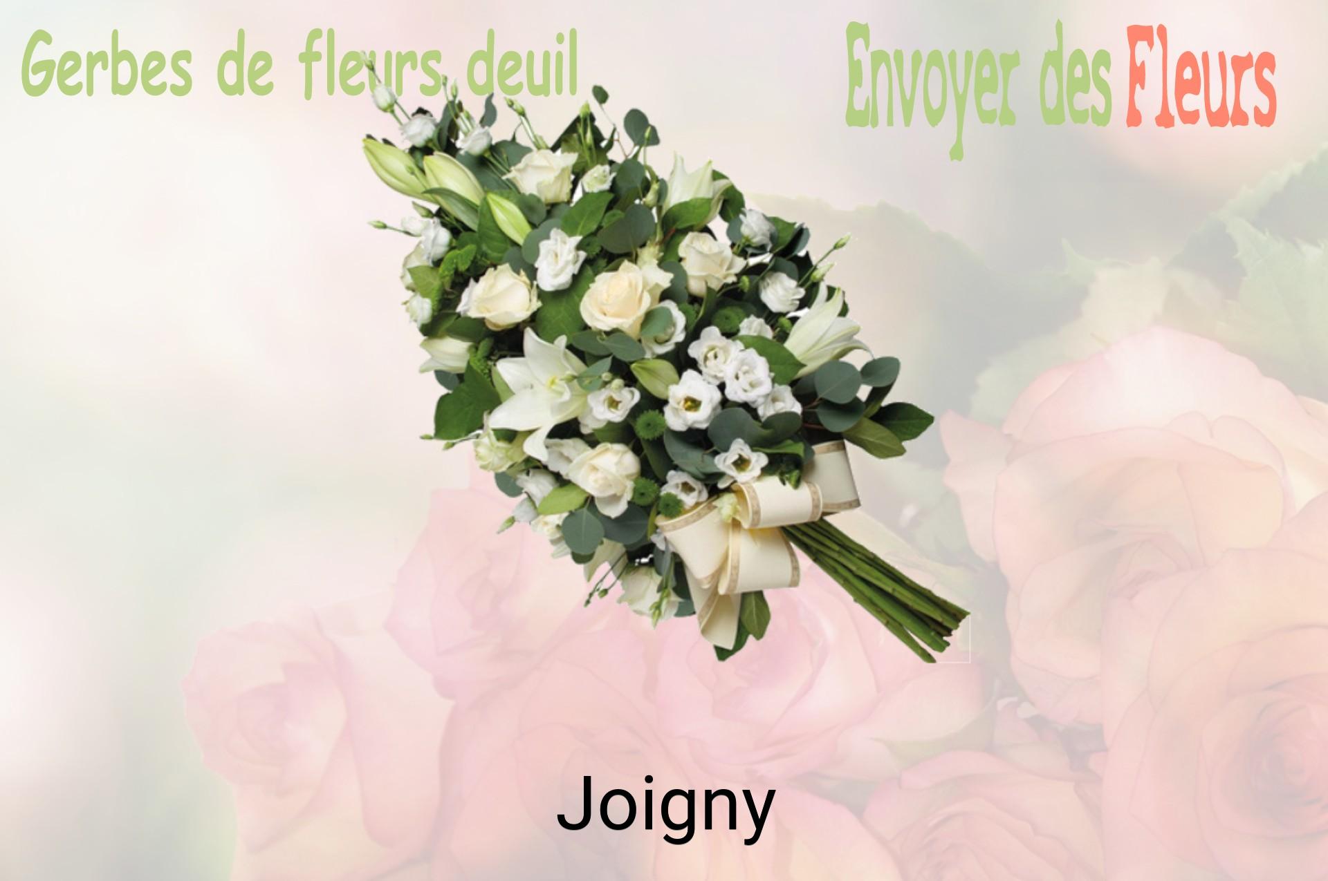 Gerbe de fleurs de deuil livrée à Joigny